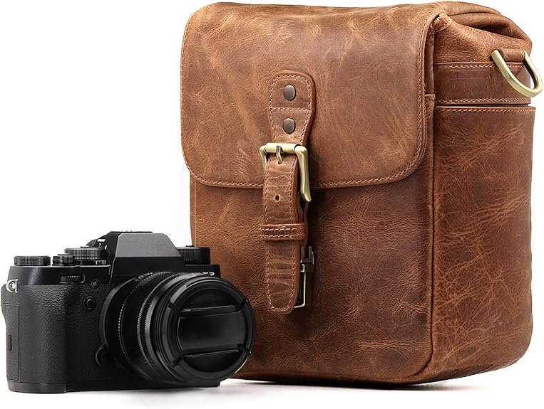 The crossbody Leather Camera Bag: Stylish Gear for Savvy Shooter's - Ultimate Wordpress Starter Kit