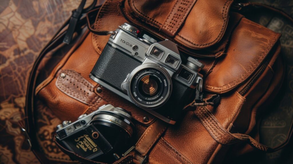 The crossbody Leather Camera Bag: Stylish Gear for Savvy Shooter's - Ultimate Wordpress Starter Kit